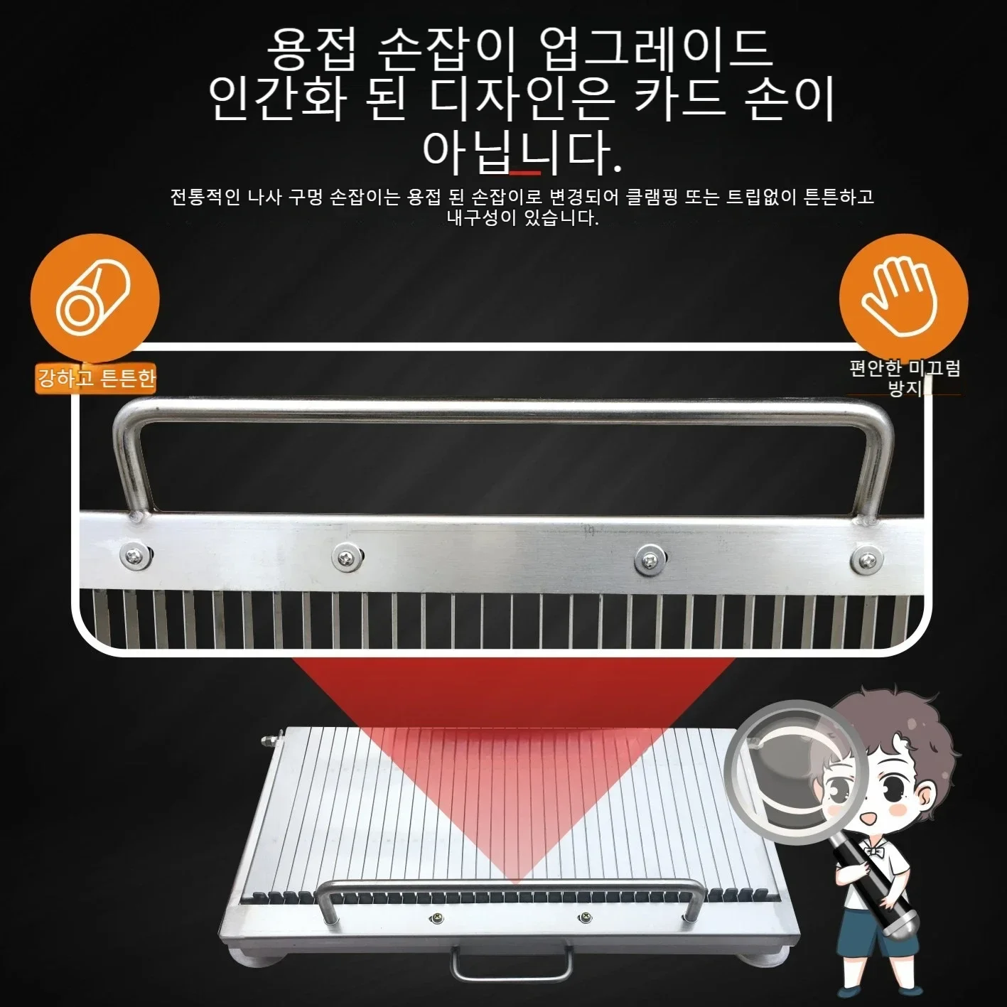 Hand Pressure Labor-Saving Manual Slicer Double-Blade SS Cooked Food Cutter