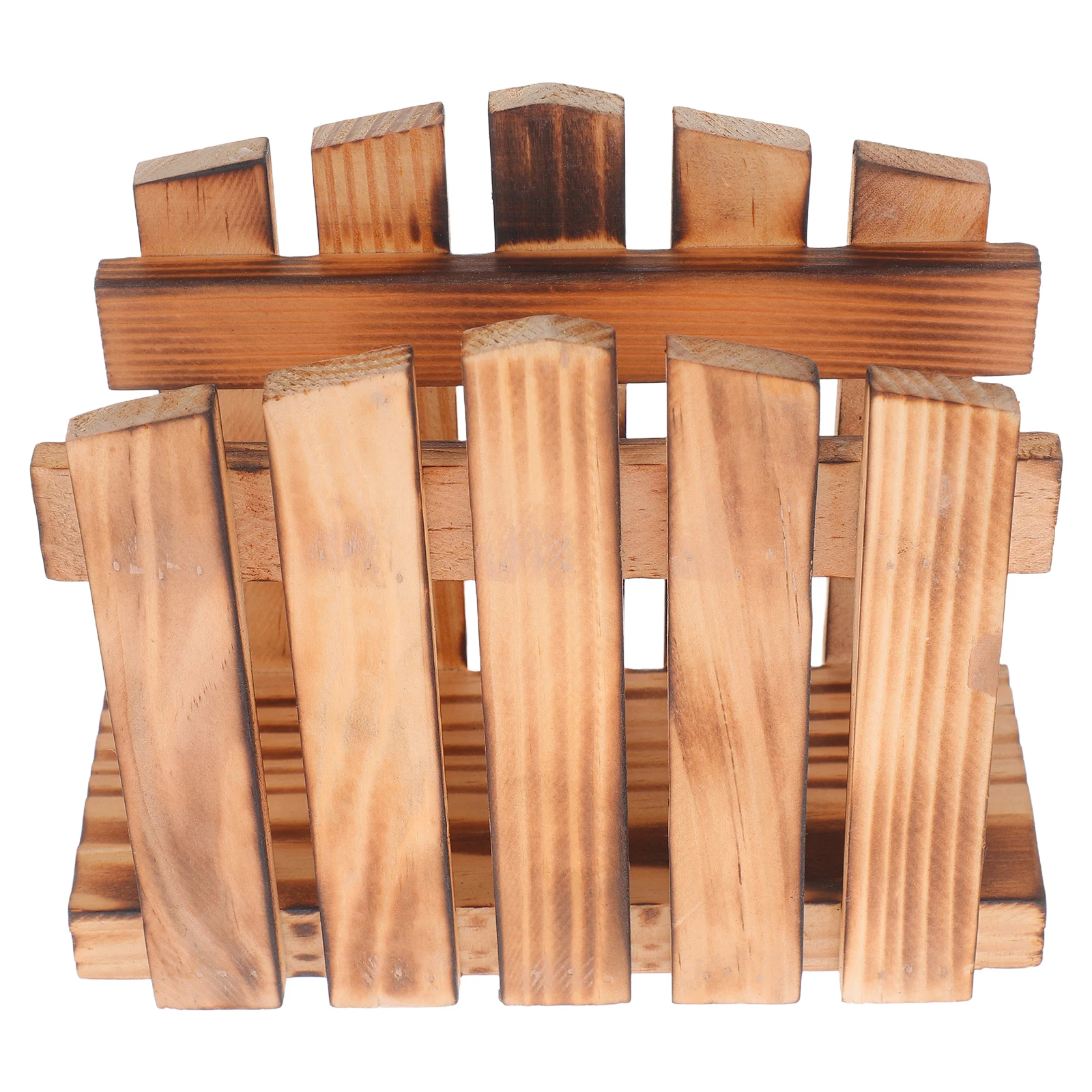 

Wooden Napkin Stand Farmhouse Decor Kitchen Rural Decorative Paper Towel Holder Towels