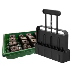 Handheld Seedling Soil Blocker Soil Block Maker for Garden Prep Seedling Production Base Block Making Reusable Hand Tool