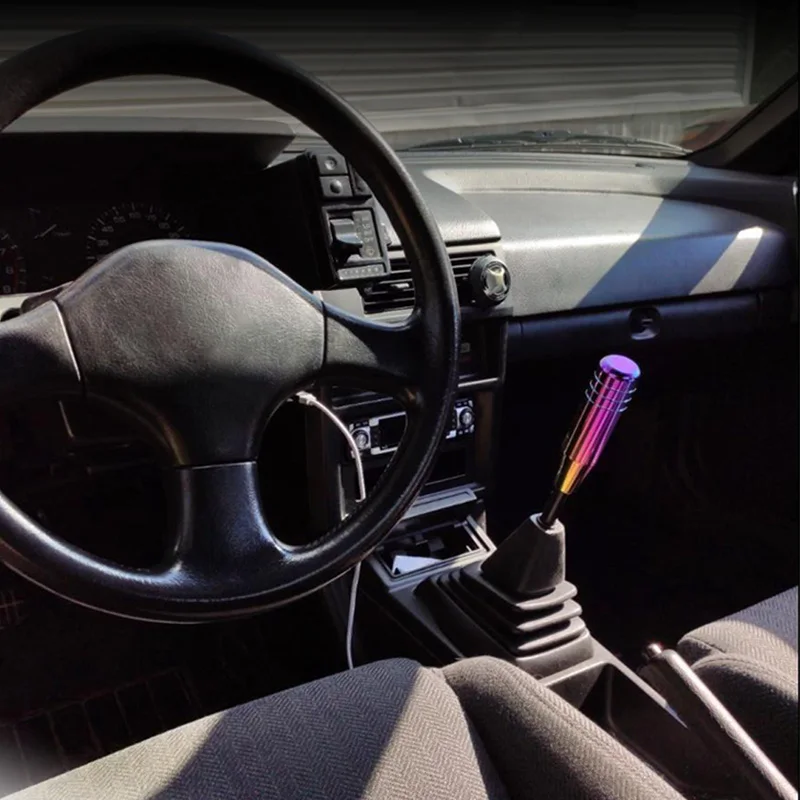 9cm 13cm Aluminum Gear Shift Knob Baking Blue Baking Golden Racing Car Universal Manual Transmission Shifter Lever Knob
