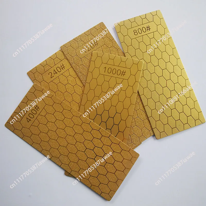 Honeycomb Kitchen Household Titanium-plated Diamond Knife Sharpener Grinding Wheel Jade Printing Polishing