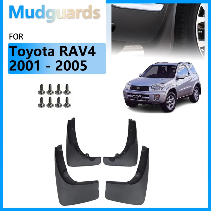 4x Mud Flaps For Toyota RAV4 RAV 4 XA20 2001 2002 2003 2004 2005 Car Accessories Mudguards Front Rear Wheel Splash Guards Fender