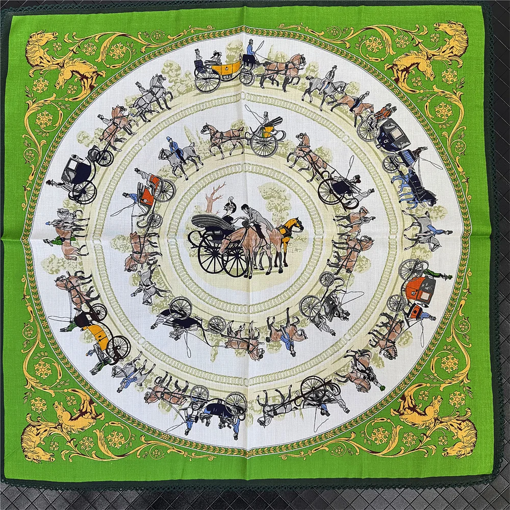 

POBING завитый хлопковый шелковый шарф женский двусторонний квадратный шарф с принтом обертывания Echarpes платки Femme хиджабы 66 см