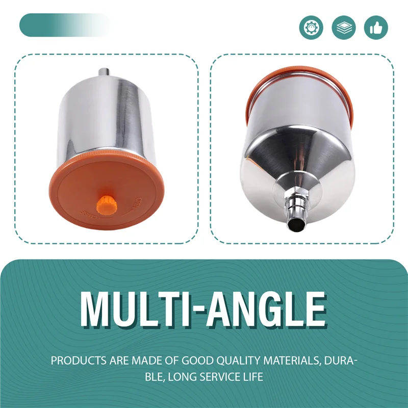

【People Favorite】Spray Gun Pot Sealed Tank Aluminum Alloy 600Ml Applicable To SATA Spray Gun Universal Upper Cup