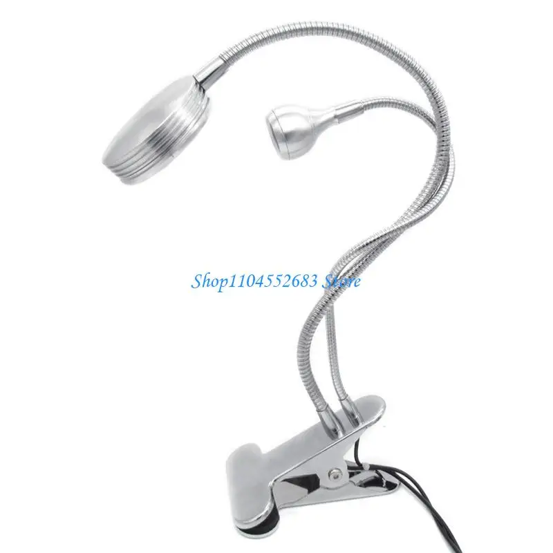 Y6GD Aluminum Alloy Material Book Lights Clip on Book Lamp for Eye for Protection Rea