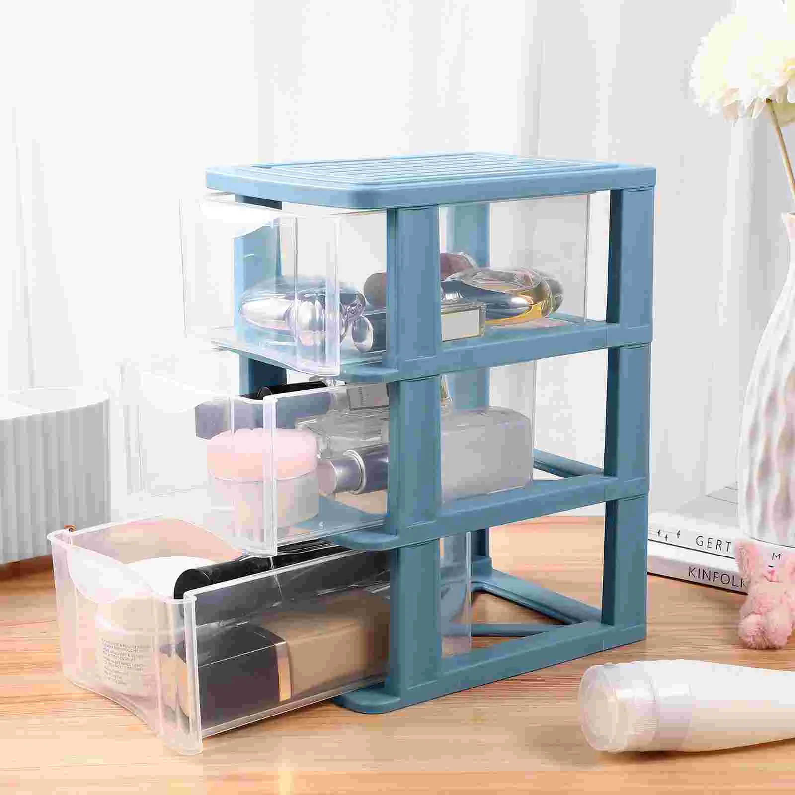 

Shelf Storage Box Organizer Crate Drawer-type Holder Desktop with Drawers Junk Case Closet