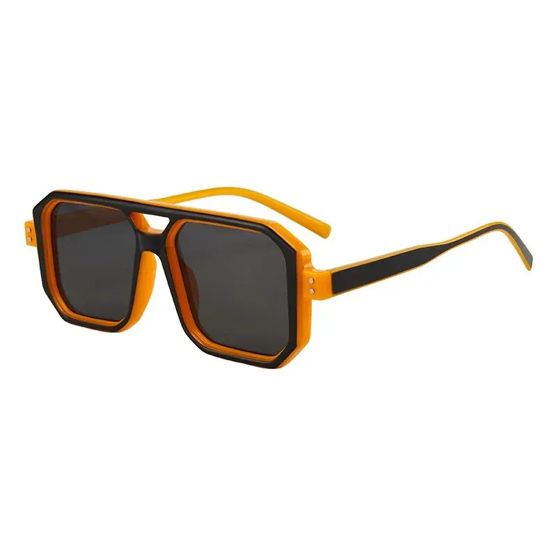 Casual Casual Double Beam Full Frame Sunglasses For Men And Women Uv-proof Sunglasses Uv400