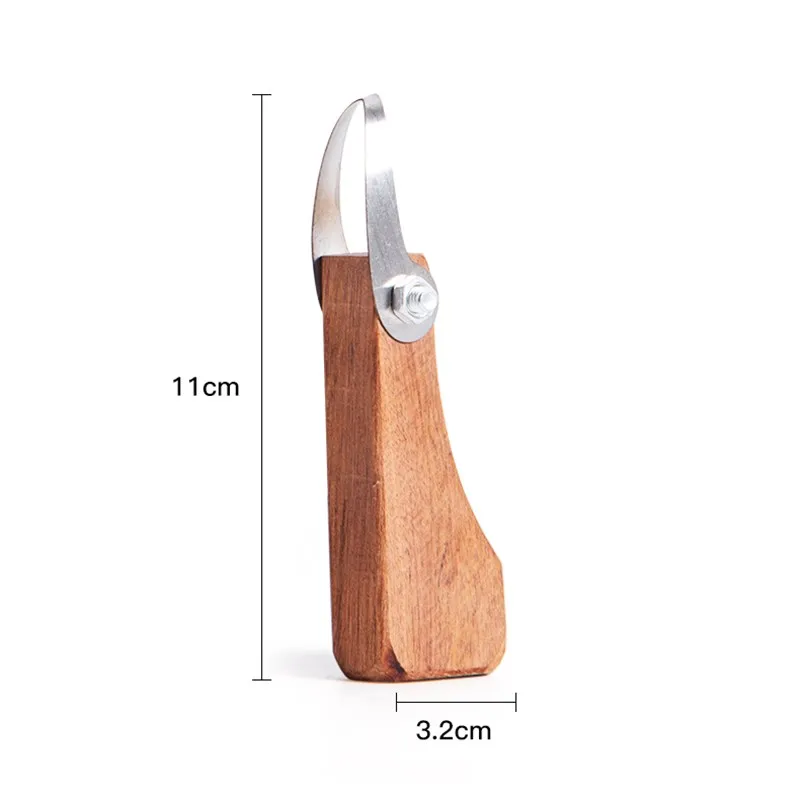 Ceramic Tool Trimming Knife Single Head Ring Scraper DIY Clay Sculpture Carving Texture Scraping Forming Pottery Tool