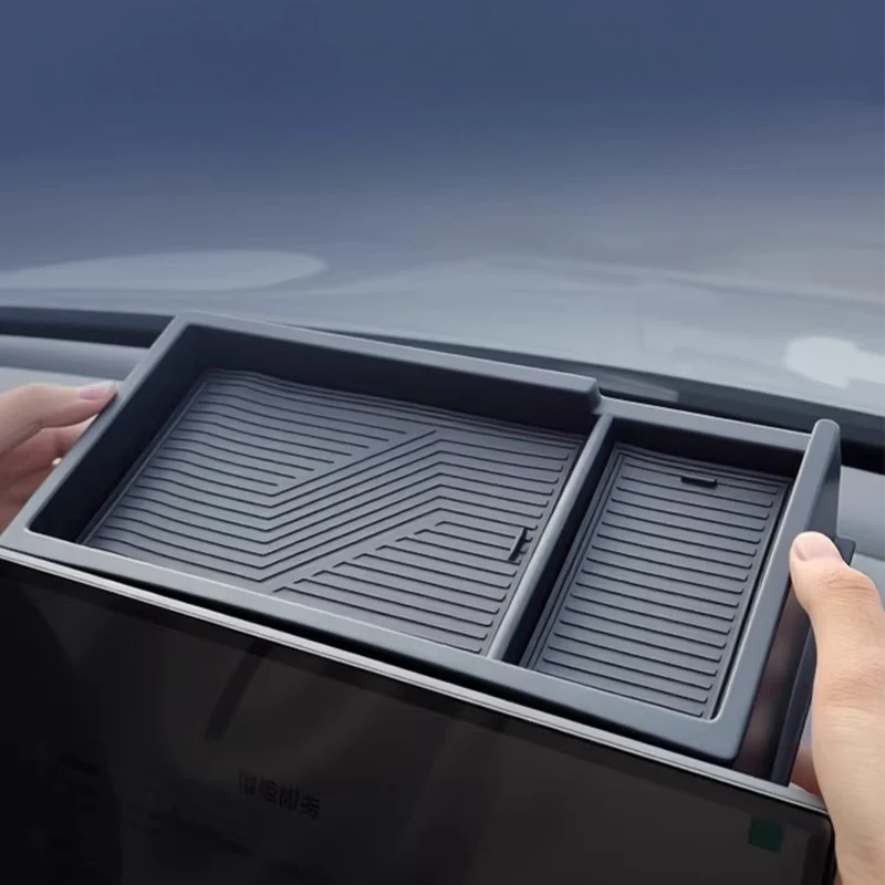Für Jetour Shanhai L7 Plus Spezieller Aufbewahrungsbehälter hinter dem Bildschirm, Mittelkonsolen-Organizer Auto-Zubehör