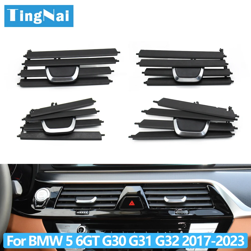 Car Middle Air Vent Outlet Grille AC Vent Slide Clip Repair Kit For BMW 5 Series 5 6GT G30 G31 G32 520d 525i 530i 540i 540d