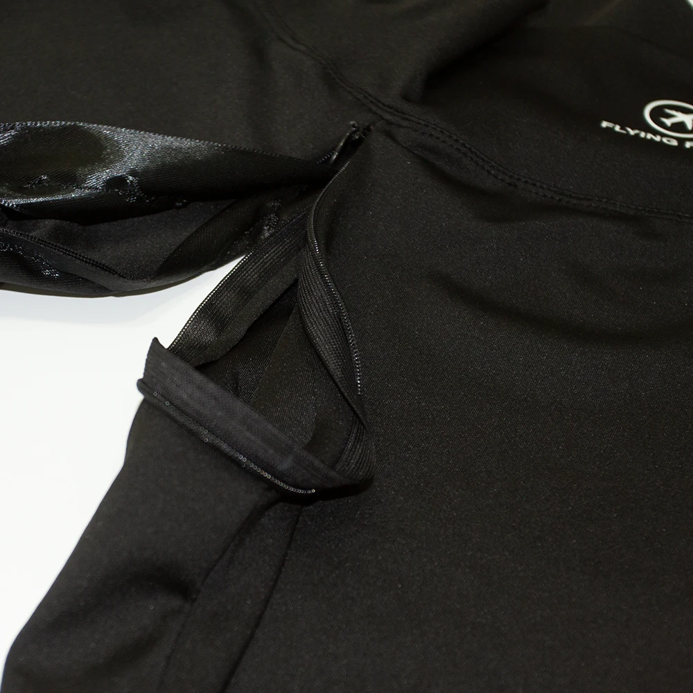 ซิปที่มองไม่เห็นเปิดเป้ากางเกงขายาวสีดําผู้หญิงกางเกงโยคะผู้หญิงกลางแจ้งขนาดบวกกางเกงออกกําลังกายที่แปลกใหม่