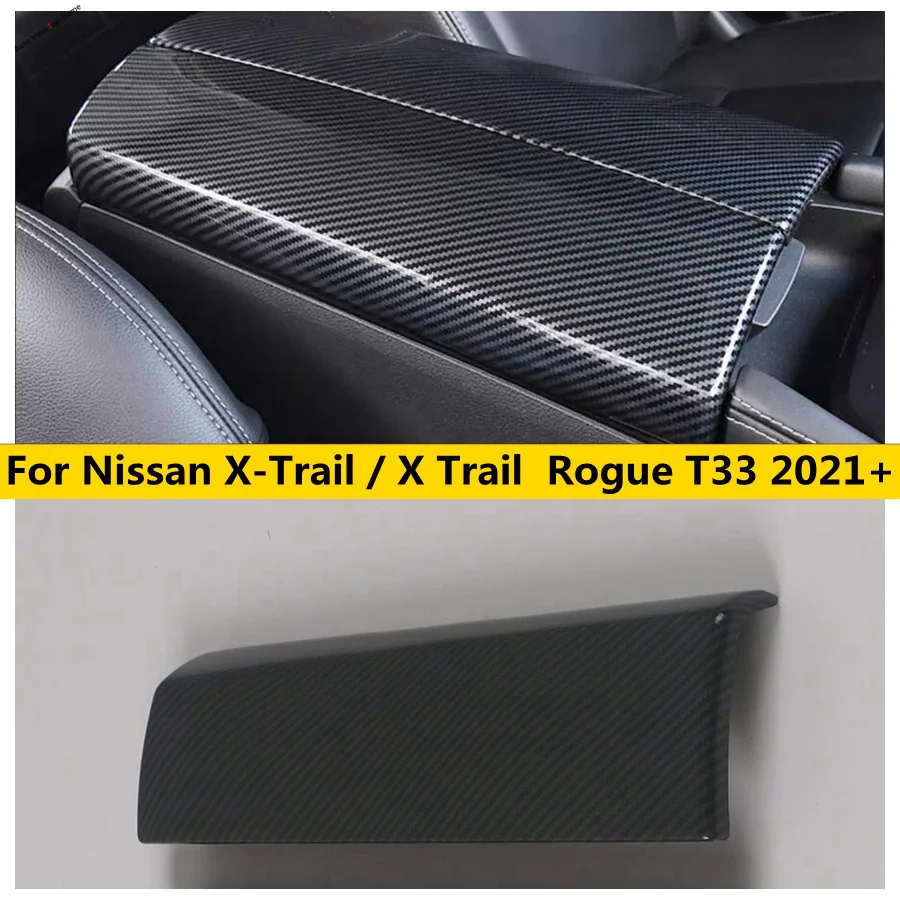 

Central Armrest Box Protector Decoration Cap Cover Trim Fit For Nissan X-Trail X Trail / Rogue T33 2021 - 2024 Car Accessories