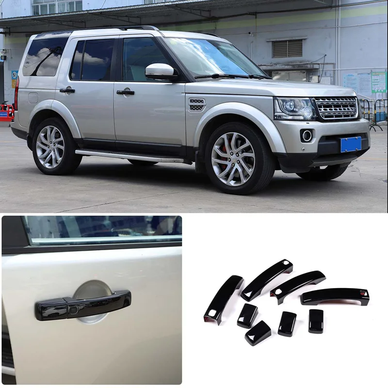 For Land Rover Discovery 4 LR4 Range Rover Sport Freelander 2 ABS Car Styling Car Door Handle Cover Sticker Car Exterior Parts