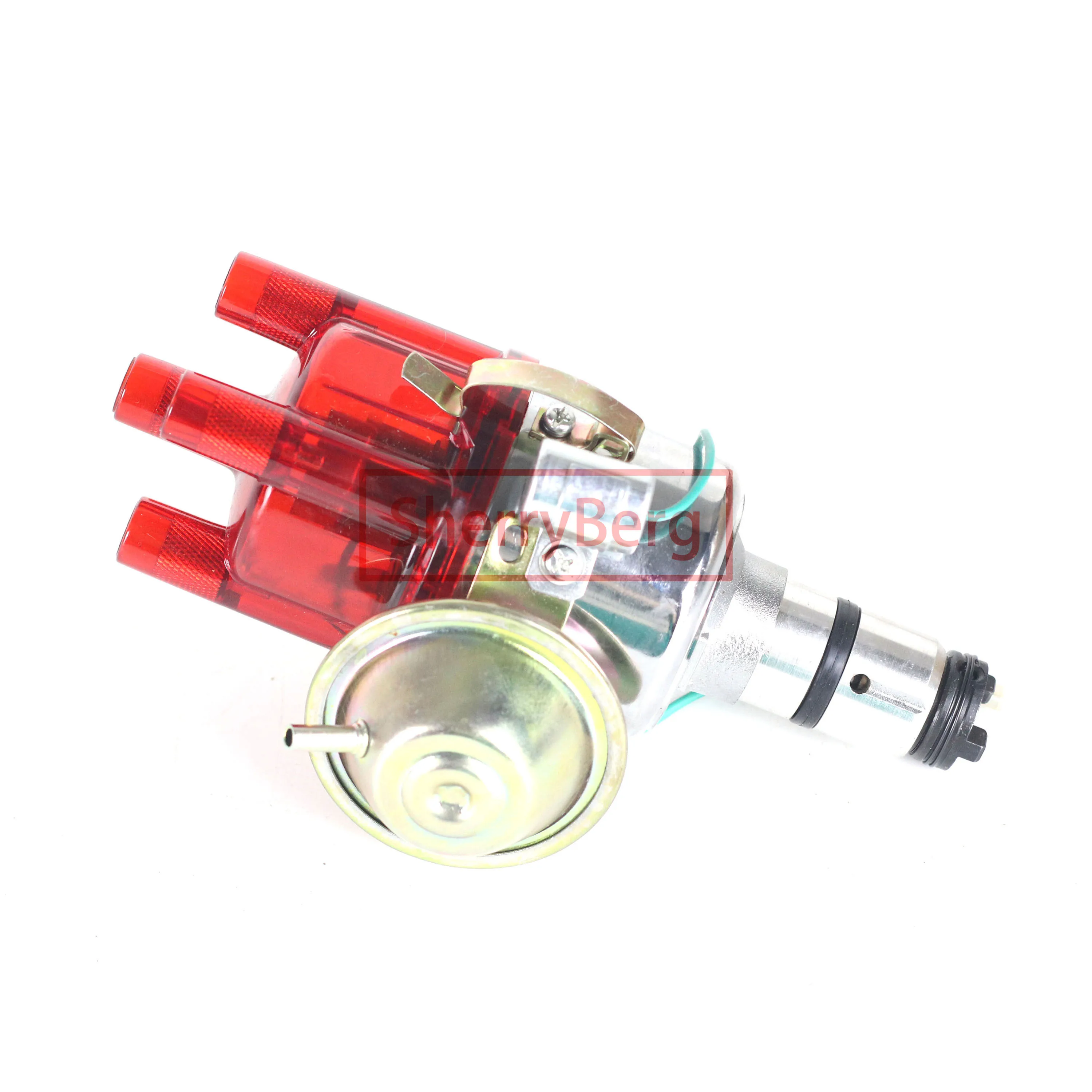 

SherryBerg Ignition Distributor For Volkswagen Beetle L4 1.6L 1960-1985 Points Set Chrome Body for BOSCH Many Color to Choose