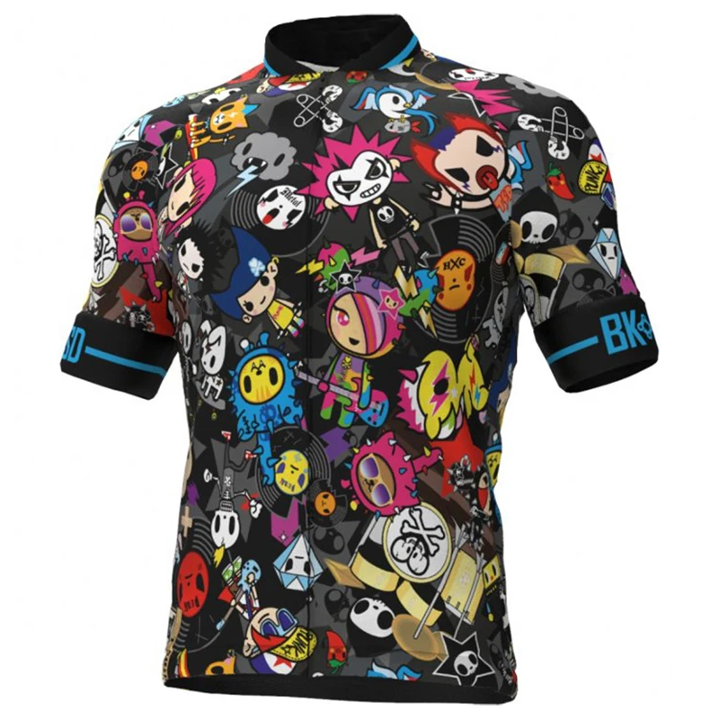 NEW Cycling Jersey Printing Bike Clothing Bicycle Wear Short Sleeve Top Shirts