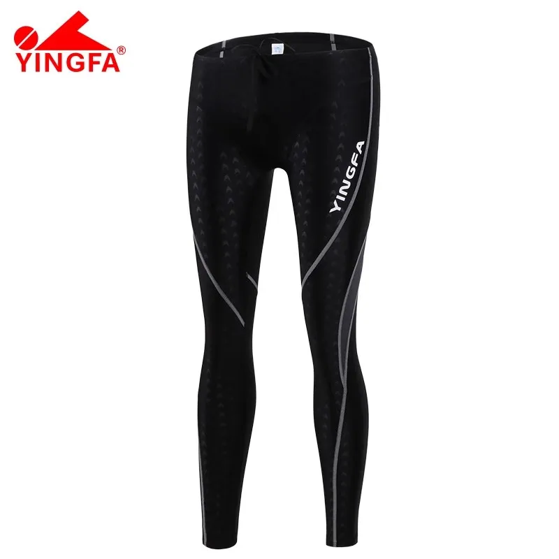 Yingfa Swimming Jammer Men Sharkskin Tights Long Swimming Pants Professional Competition Swim Leggings Athletic Swimwear