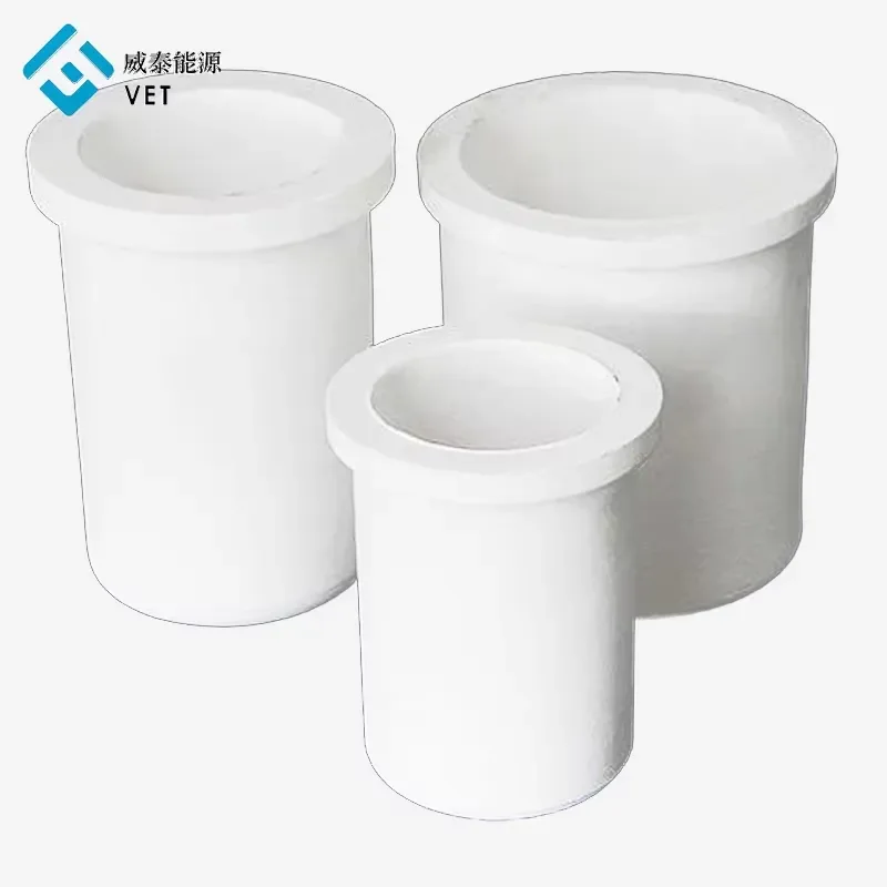 High Purity Solid Quartz Crucible for Glass Blowing Molding Industrial Use Heat Resistant Laboratory Supply for Manufacturers