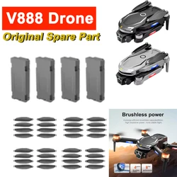 Brushless Drone V888 Original Spare Part V888 Propeller Blade Wing / Battery 3.7V 1800mAh Lipo Battery Part Accessory