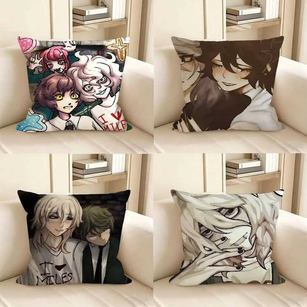 1pc The Promise Of Hope Anime Pillow Case Fashion Square Pillowcase Bedroom Sofa Room Ins Decoration Leisure