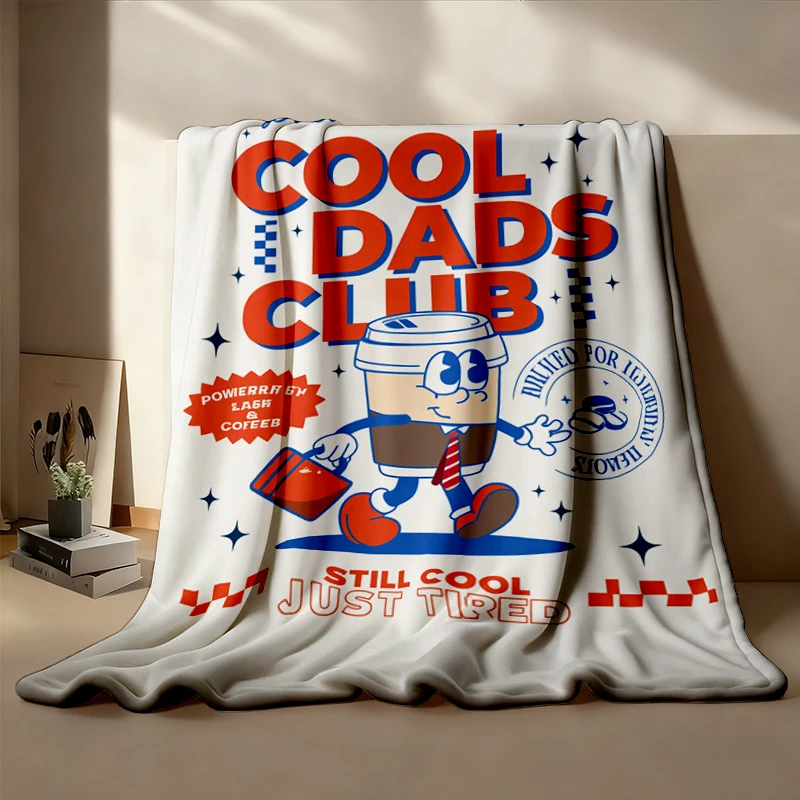 Cool Dads Club Warm Blanket, Daddy Birthday Soft Blanket, Cool Dad Graphic Comfy, Father's Day Gifts