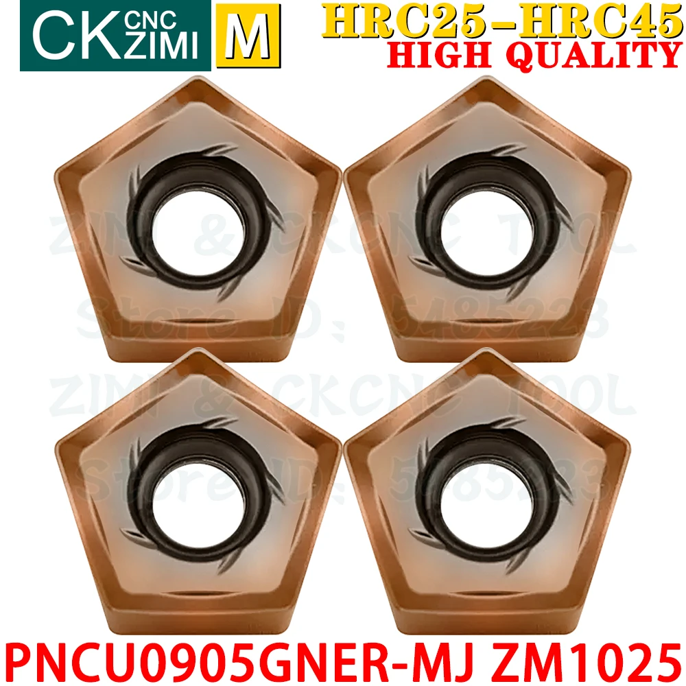 PNCU0905GNER-MJ ZM1025 PNCU 0905GNER MJ Carbide Inserts Fast Feed Milling Inserts CNC Indexable Heavy Face Cutting Milling Tools