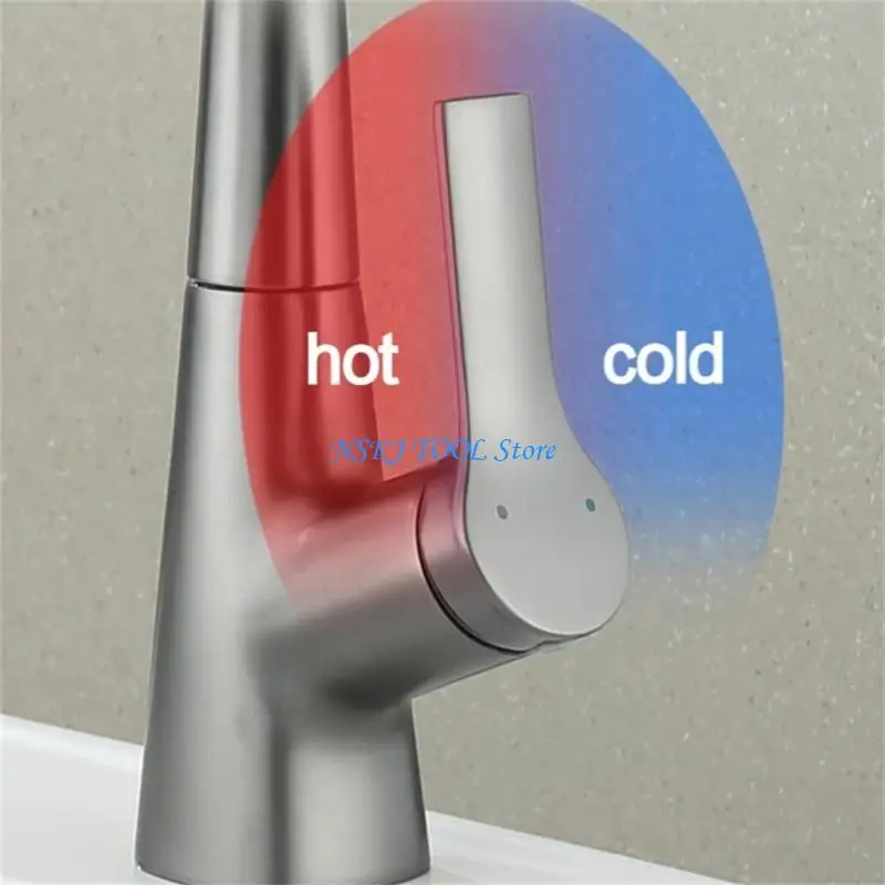 L8RC Double Sprays Pull Out Faucet 360 Rotation Strong Kitchen Sink Fixtures for Home