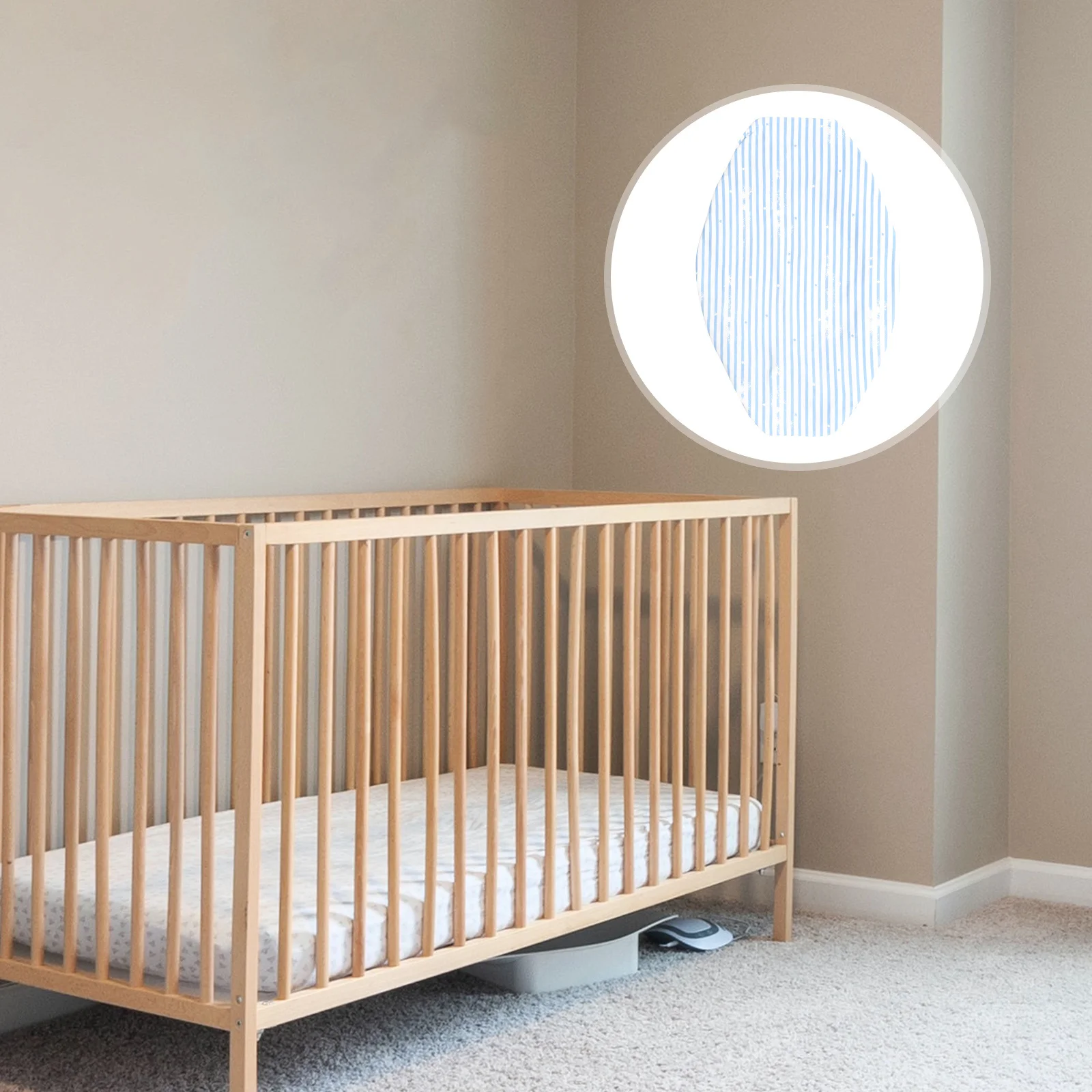 Weiche, feuchtigkeitsabsorbierende, waschbare Stubenwagen-Blatt für Babybett-Matratzenbezug, Geschenk für Neugeborene, Kinderzimmer, Kinderbettlaken für