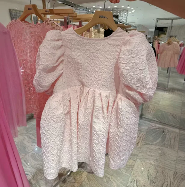 

Japanese Niche Shirts Women Summer New Sweet Embossed Three-dimensional Relief Bubble Short-sleeved Blouse Girls Casual Top