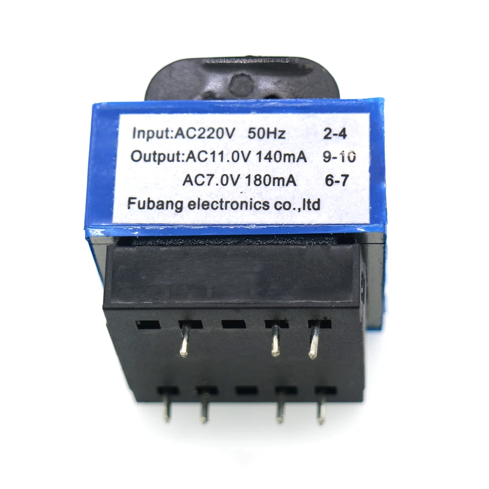 電子レンジ用変圧器AC 220vから11v/7v 140ma/180ma 7ピンPT-6329A個入り電子レンジ部品