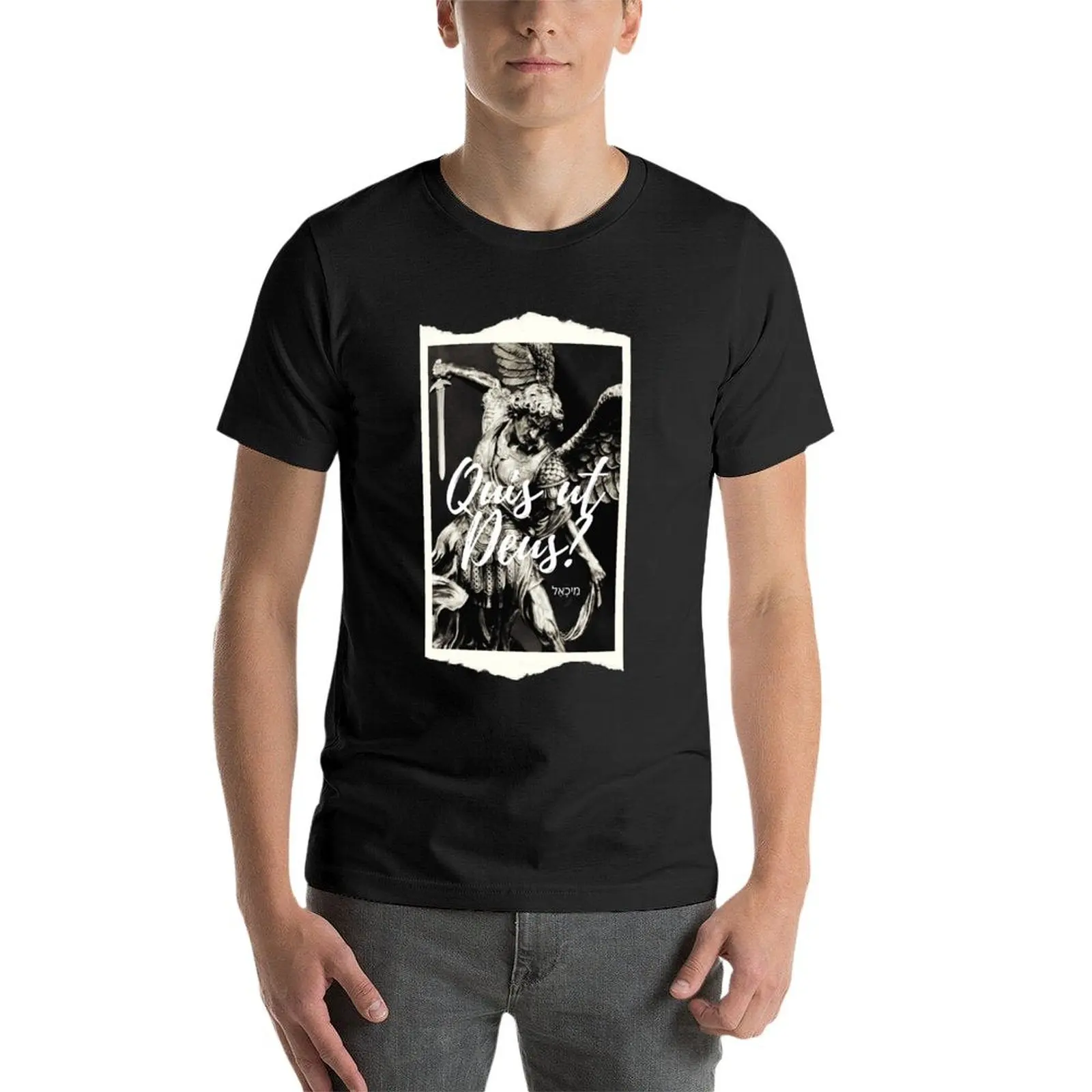 Saint Michael St Michael the Archangel, Catholic Archangel T-Shirt plus size clothes baggy shirts mens graphic t-shirts pack