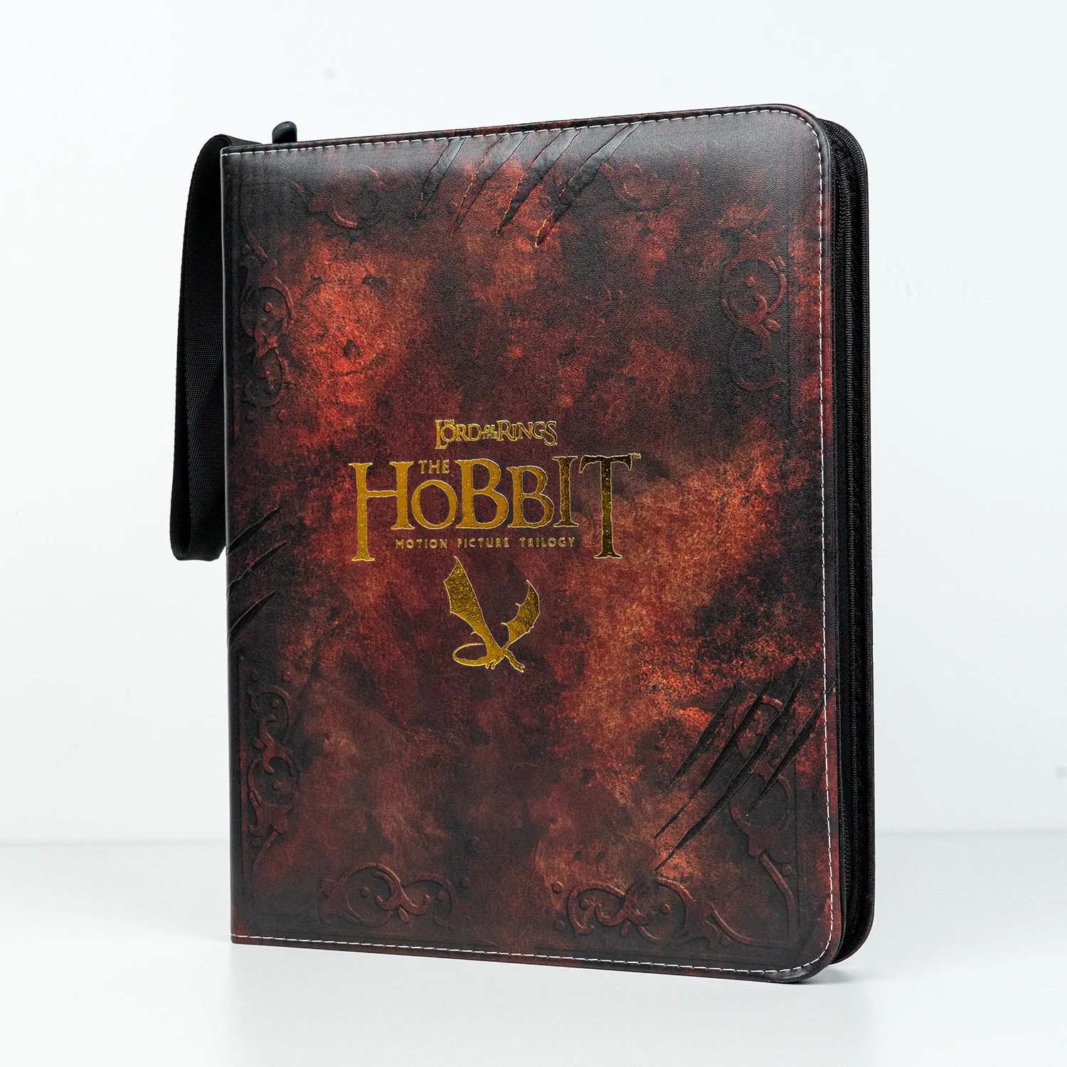 CARDFUN The Hobbit Trilogy Film Card Album 9 Pocket Card Binder with Sleeves 360 Double Sided Pocket PU Leather Cover