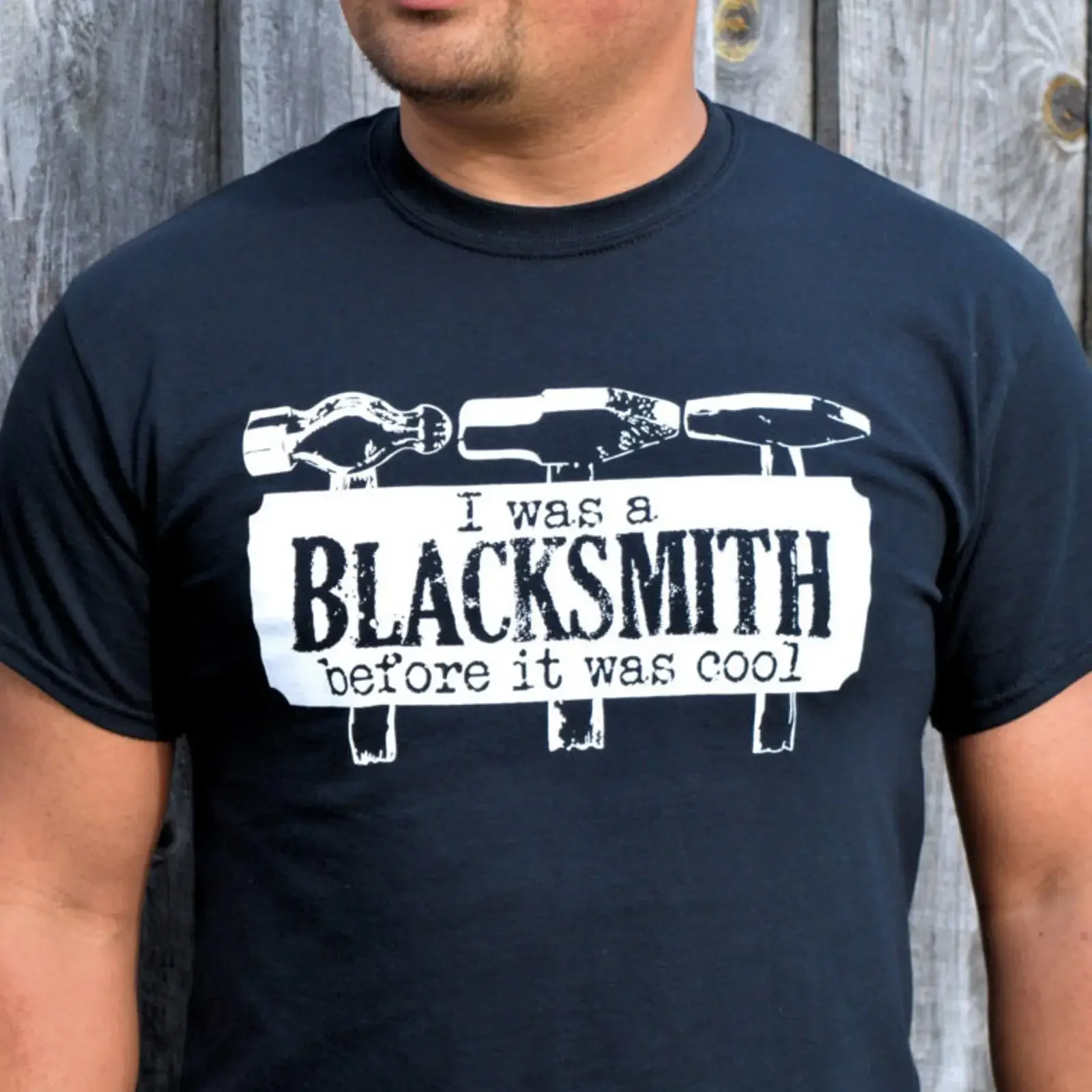 Blacksmith amp quot Before it was Cool T Shirt vintage Washed fashion Versatile Unisex graphic streetwear designer clothes