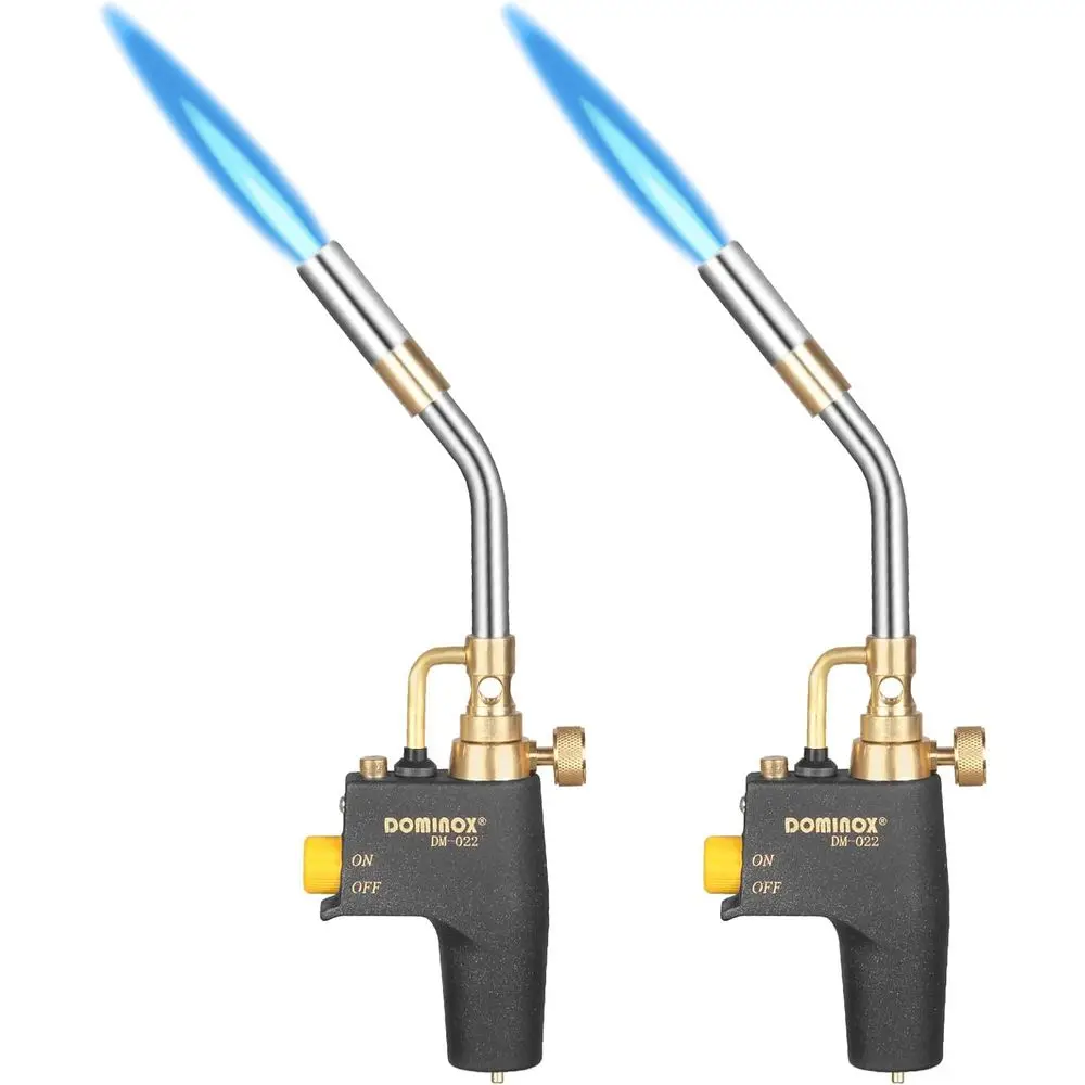 

Dual Pack High-Intensity Propane Torches with MAP/MAPP Gas, Ideal for Soldering, Ignition, and Outdoor Lighting