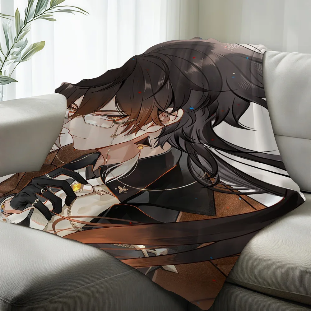 Game Genshin Impact Zhongli Blanket Suitable For Sofas Beds Offices Cars Outdoor Travel An Ideal Gift For Friends Family