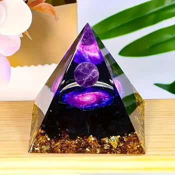Amethyst Crystal Ball Pyramid 1