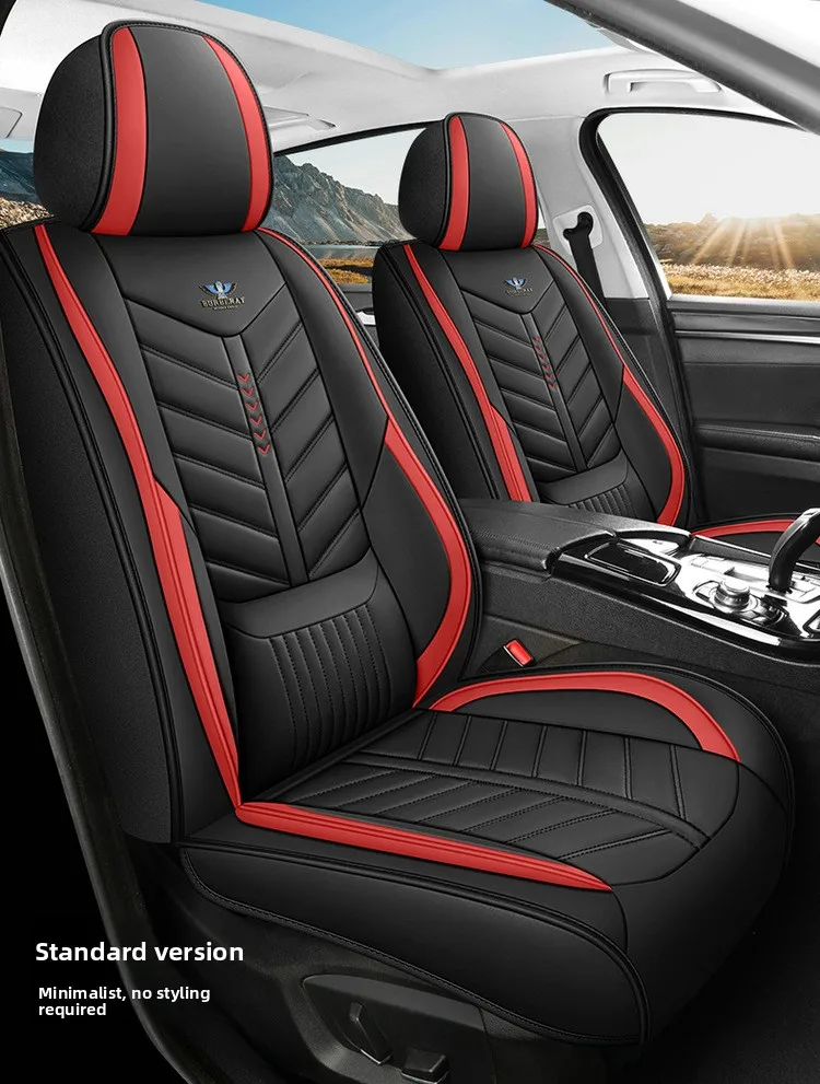 Universal Split Seat Fully Surrounded Car Seat Cover Breathable Comfortable Luxury Leather Seat Cushion Full Seats Cover JJ231