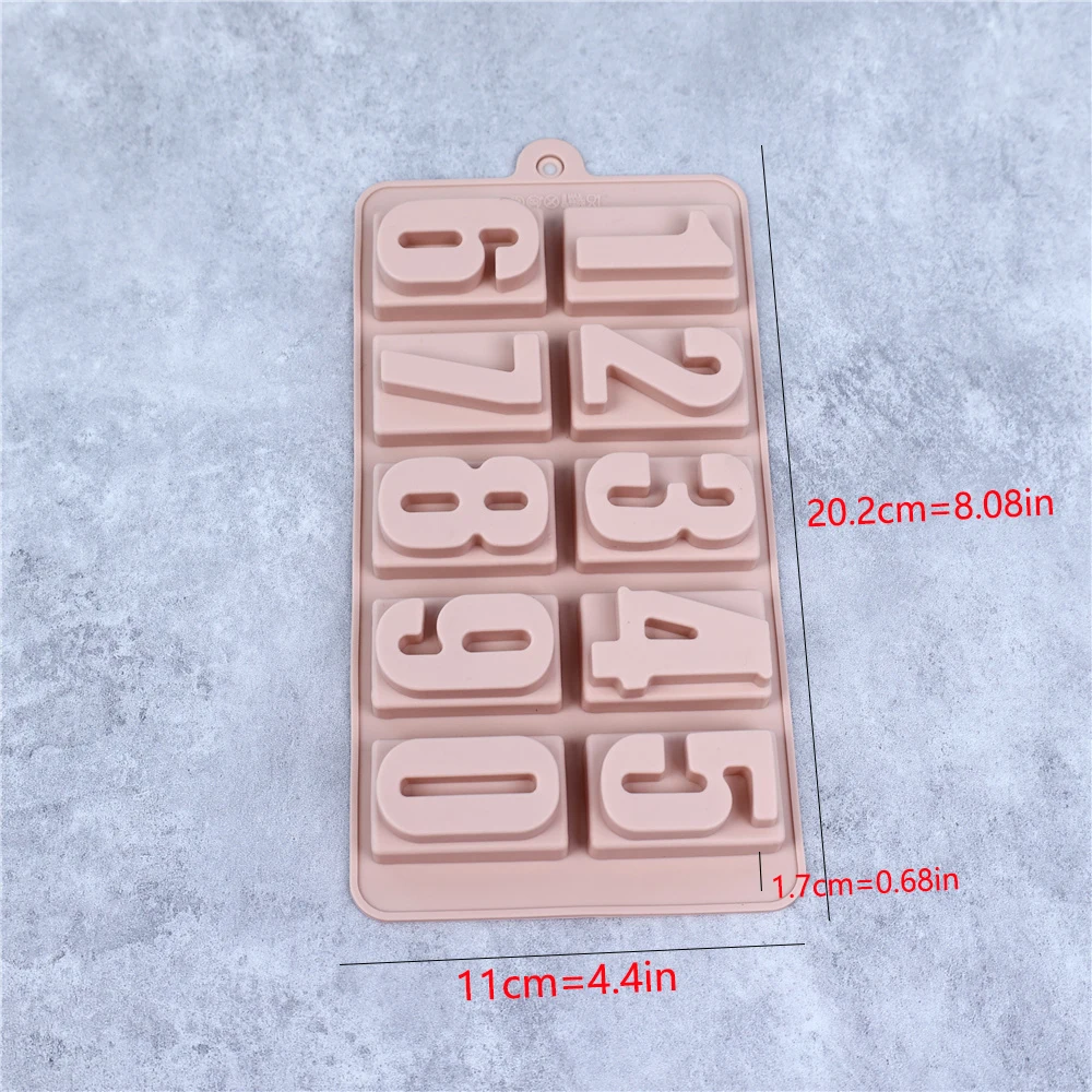 Figure Cake Molds Silicone Fondant Mold Icing Cookie Cutter Number Cake Mould Baking Decorating Tools Crafts Mold