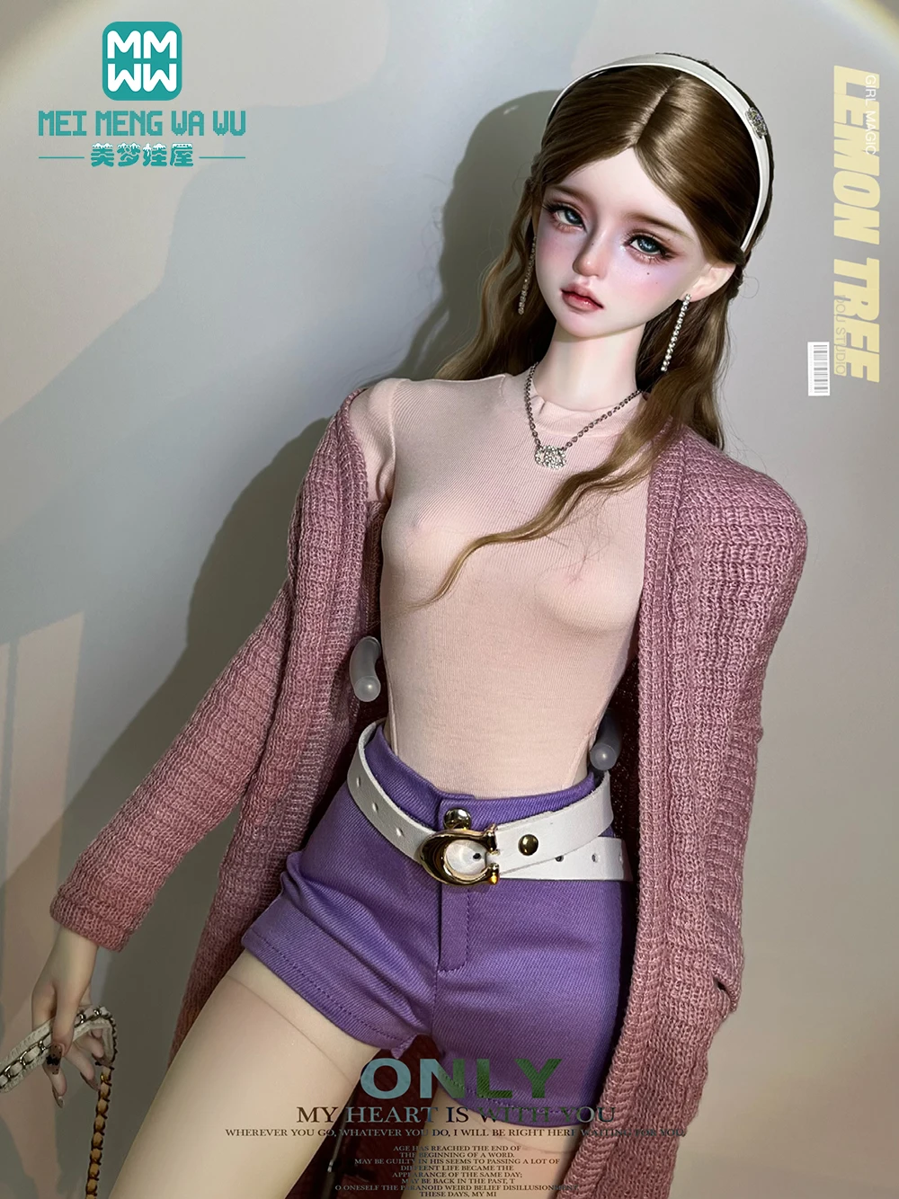 

Подходит для 58-63 см 1/3 BJD DD SD, модное длинное пальто-кардиган, подарок для девочки