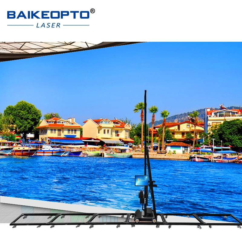 Stampante verticale efficiente e ad alta precisione per stampante a getto d'inchiostro murale da parete