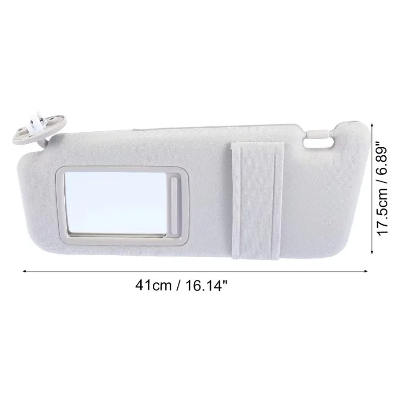 Auto Parts Left / Right Sun Visor Assy with Vanity Mirror Cover Plate OEM 74320-0T021 74310-0T021-B1 For Toyota Venza 2009-2016