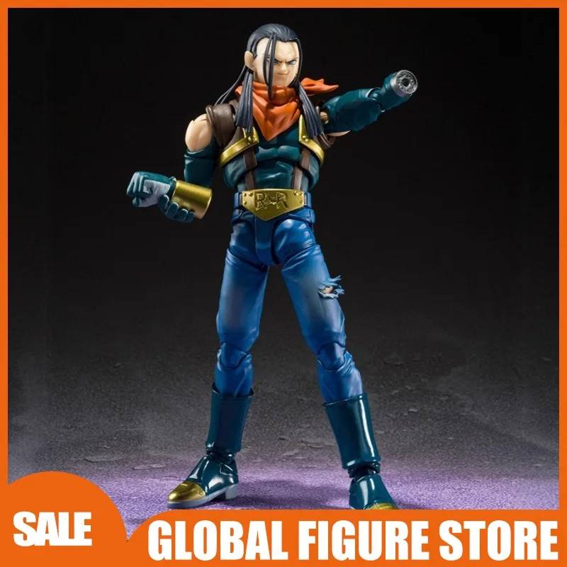 

16cm Dragon Ball Super Saiyan Android 17 Mobile Doll Figurine Model Boxed Figurine Movie Peripheral Anime Cartoon Birthday Gifts