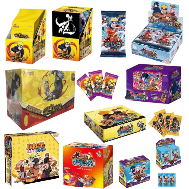 

Naruto Cards Booster Collection Uzumaki Sasuke Ninja Game Rare Cards Box Flash Toys Children Christmas Gift