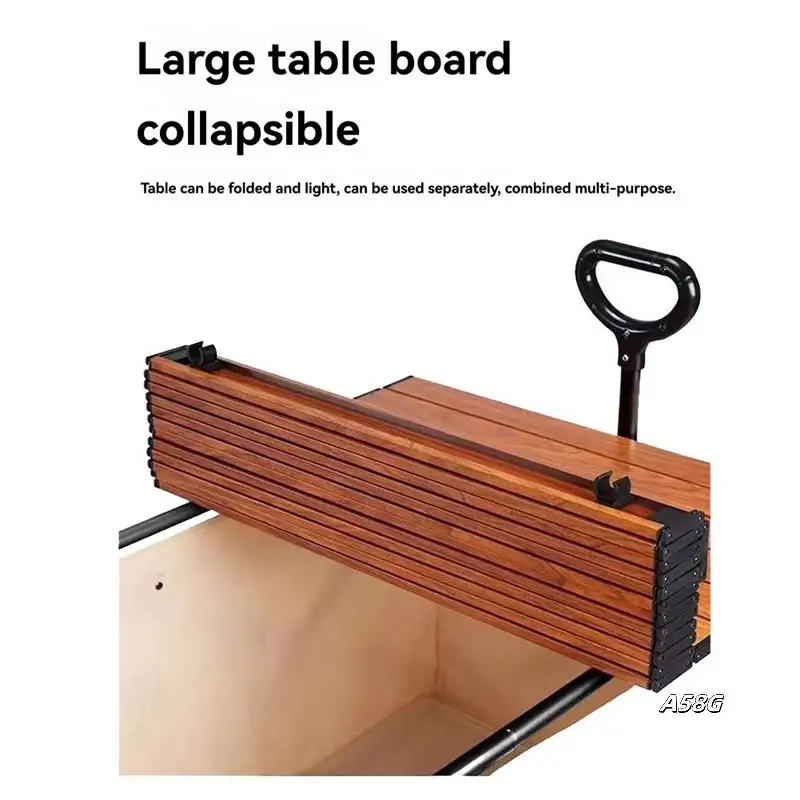 

Table Board Folding Tabletop Board Large Capacity Foldable One Action Board Outdoor Camping Table