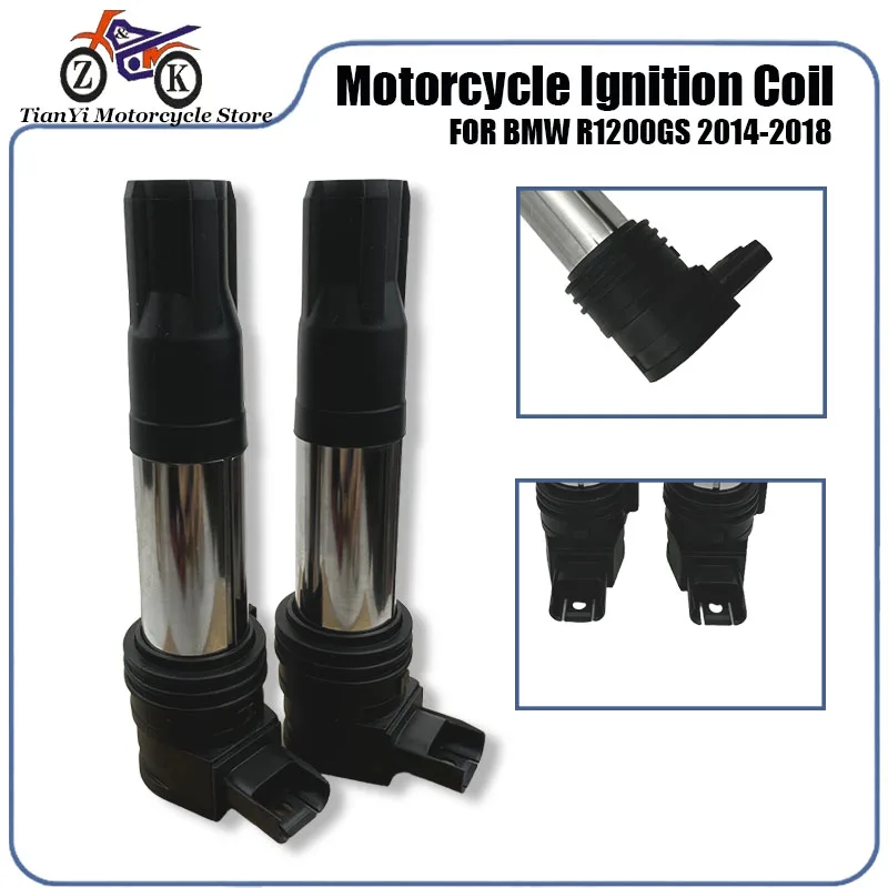 

R1200 Motorcycle Ignition Coil For BMW R1200RS R1200GS R1200RT 2014-2018 Motorbike Parts Replacement 8526677-02 852667703