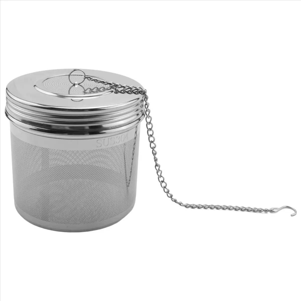 Premium-2 Pack Large Tea Ball Infuser for Loose Leaf Tea & Spice Infuser for Cooking, Threaded Lid, Extra Fine Mesh Tea Strainer
