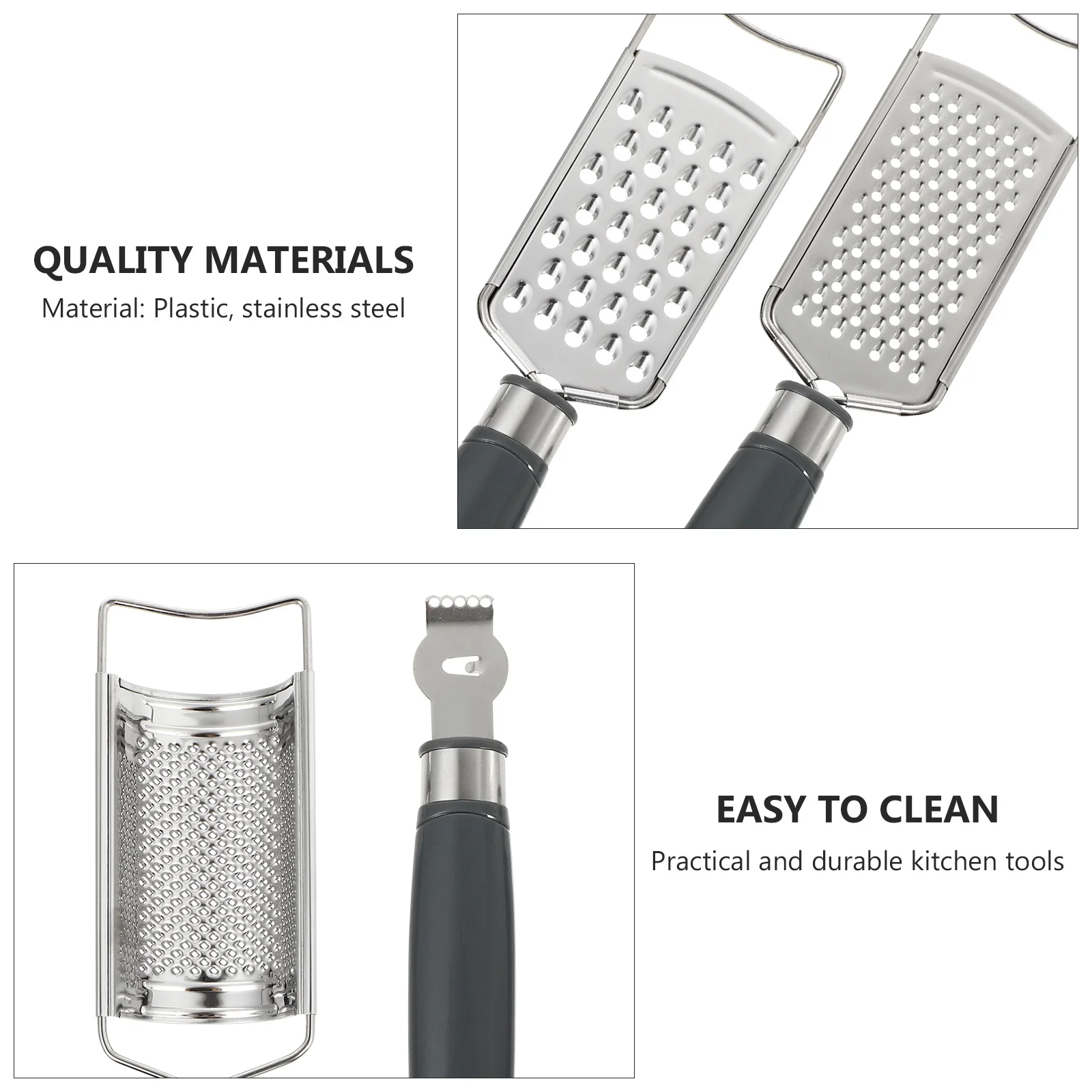 

1Set Multifunctional Vegetable Slicer Kitchen Grater Practical Cheese Grater Ergonomic Handle Home Hotel Camping Picnic