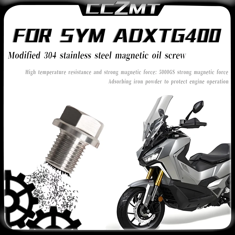 

For SYM ADXTG400 ADXTG 400 Adxtg400 adxtg400 modified 304 stainless steel magnetic oil screw oil drain screw accessories