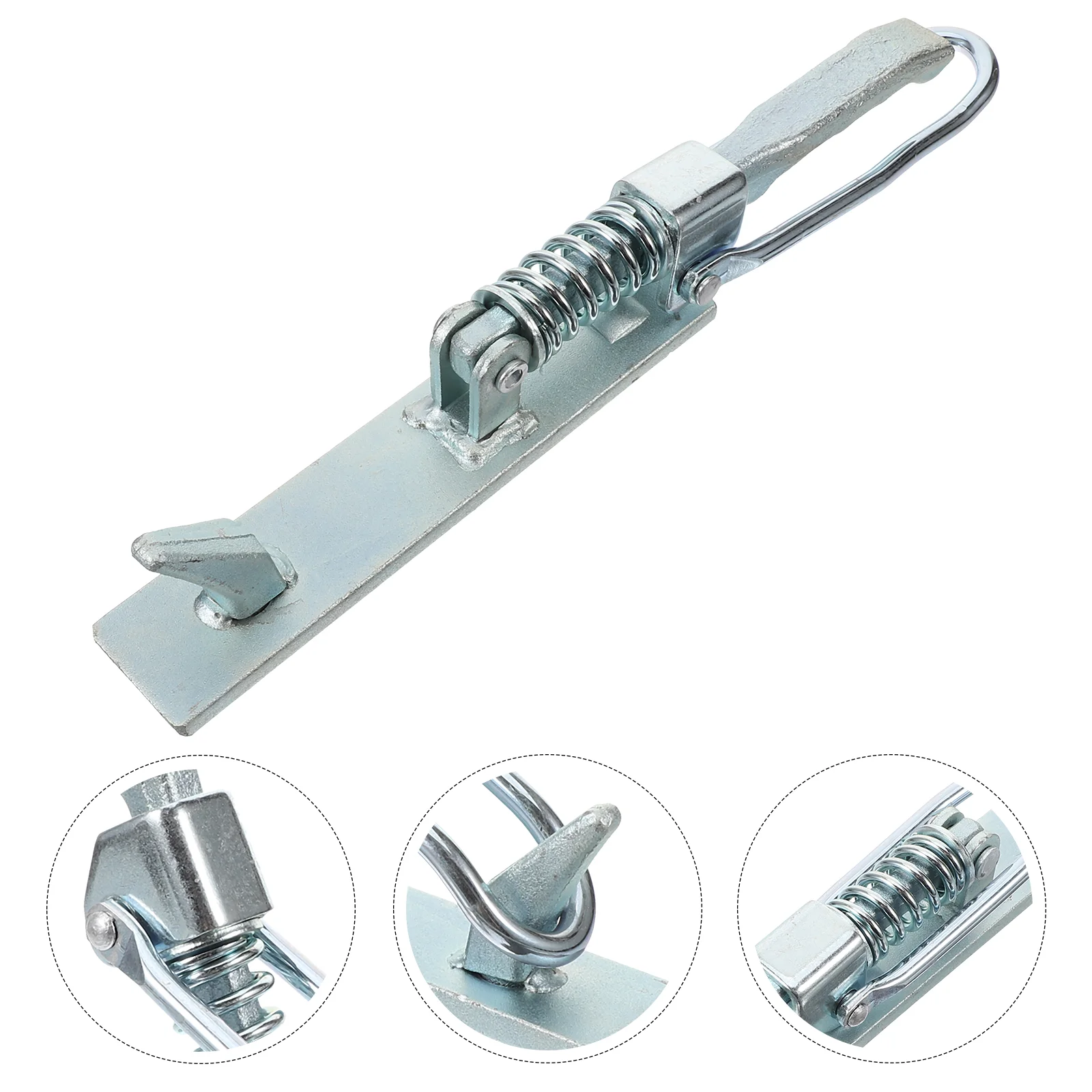 Connection Pin Heavy Duty Spring Latch Hooks Carbon Steel Lock Part For Carriage