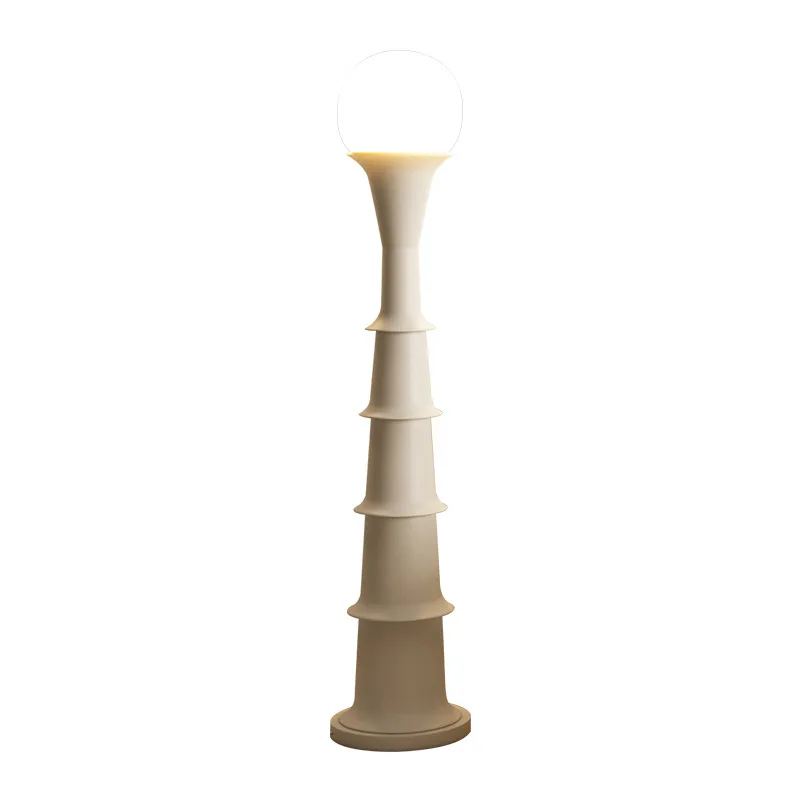 

High value floor lamp, living room, bedroom, bedside cream fan lamp