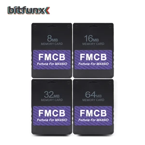 بطاقة ذاكرة Bitfunx Fortuna Free McBoot OPL لمحول PS2 MX4SIO SIO2SD SD لوحدة التحكم في الألعاب النحيفة PS2 أعلى 8 مبيعات PS2 Slim Board - No5